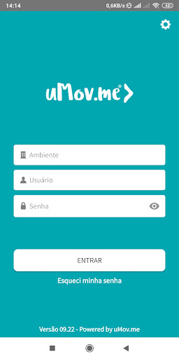 Android application uMov.me screenshort