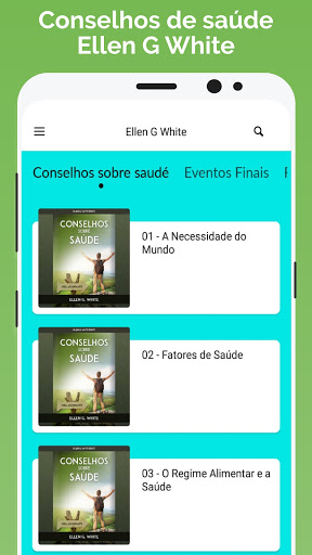 Android application Audio Livro Ellen White em Por screenshort