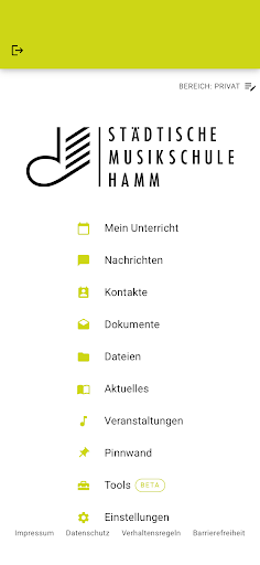 Städtische Musikschule Hamm screenshot 1
