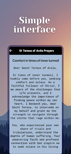 Saint Teresa of Avila Prayers Screen 2