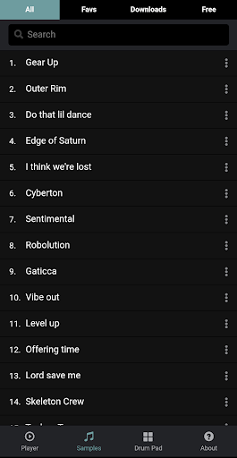Sample Loops Screen 2