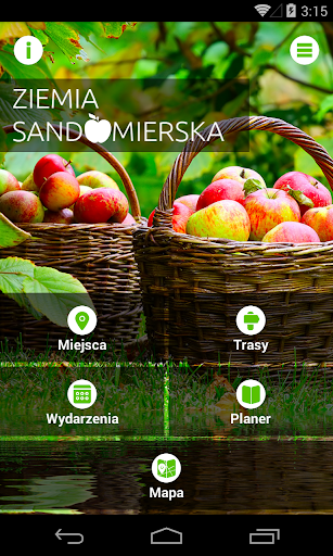 Android application Ziemia Sandomierska screenshort