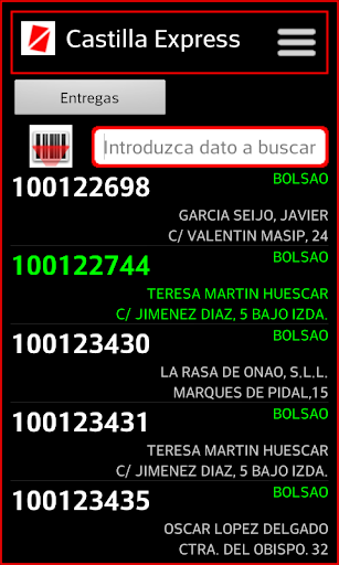 CastillaExpress Screen 2