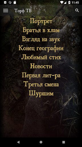 Android application Торф ТВ screenshort