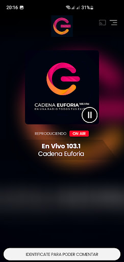 Cadena Euforia 103.1 Screen 2