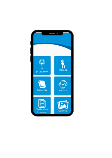 Android application Mladi sportisti screenshort