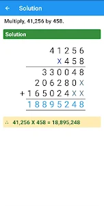 Math Long Multiplication