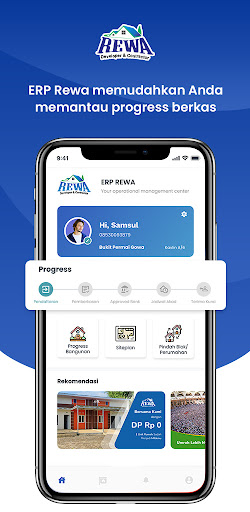 Android application Rewa Developer & Contractor screenshort