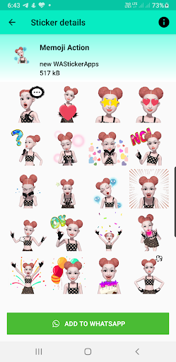 animated stickers for whatsapp Screen 3