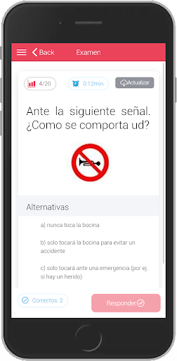 Examen de Conducir Uruguay Screen 2