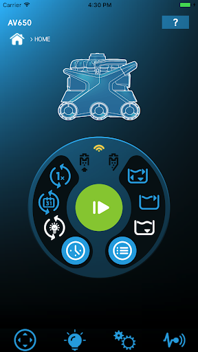 Android application Hayward AquaVac Connect screenshort