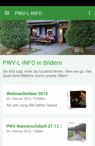 Android application Pfälzerwald Verein Lauterecken screenshort