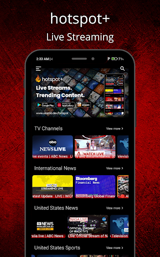 Android application Hotspot+ | Movies, News & more screenshort