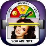 Naughty or Nice Face Scanner Fake icon