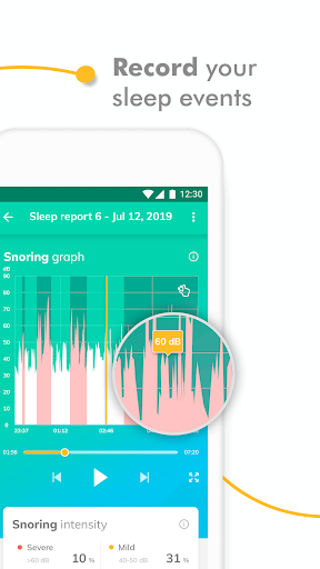 Screenshot of Goodsomnia Lab: Track snoring