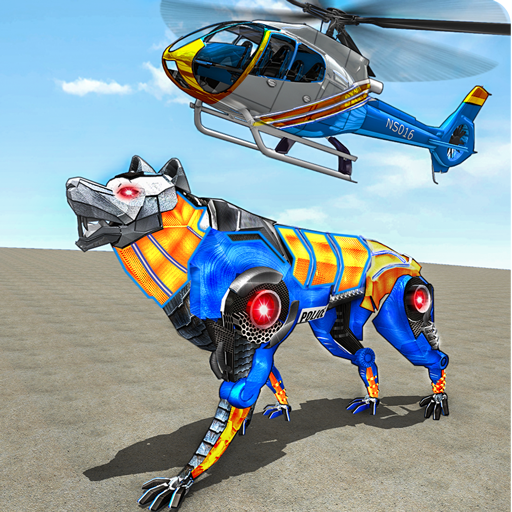 Wolf Robot Police Copter Games 1.3.2 Icon