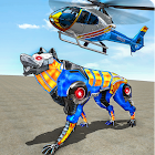 Wolf Robot Police Copter Games 3.1