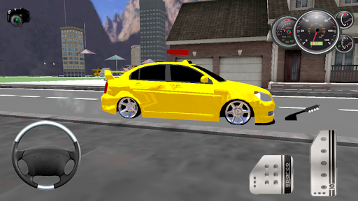 Android application Taxi Traffic Simulation 2019 screenshort