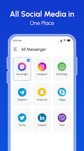 Android application All Messenger screenshort