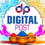 DigitalPost- Holi Poster Maker icon