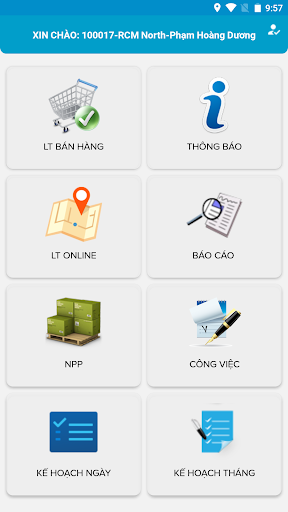 Android application SalesUp OPV QL screenshort
