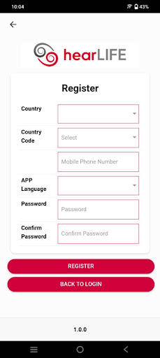 hearLIFE NET Screen 2