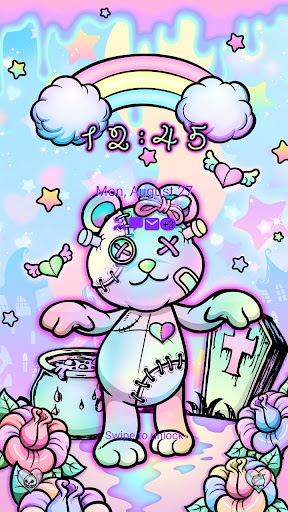 Pastel Teddy Bear - Wallpaper Screen 2