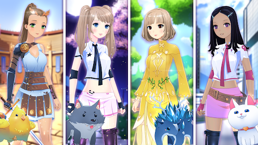 Play Anime Fantasy Dress Up Game for Girl