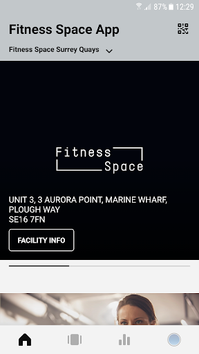 Android application Fitness Space App screenshort