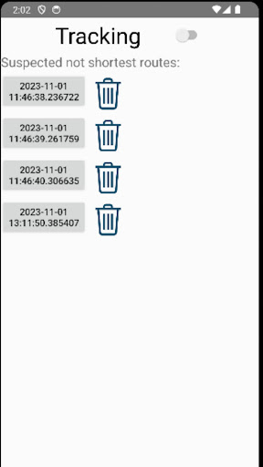 Routes Validator Screen 2