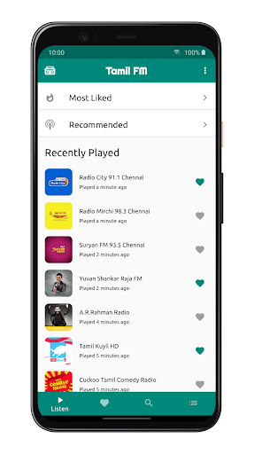 Android application Tamil FM Radio Online screenshort