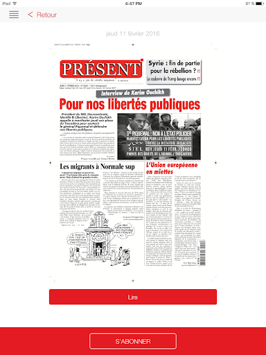 Présent quotidien