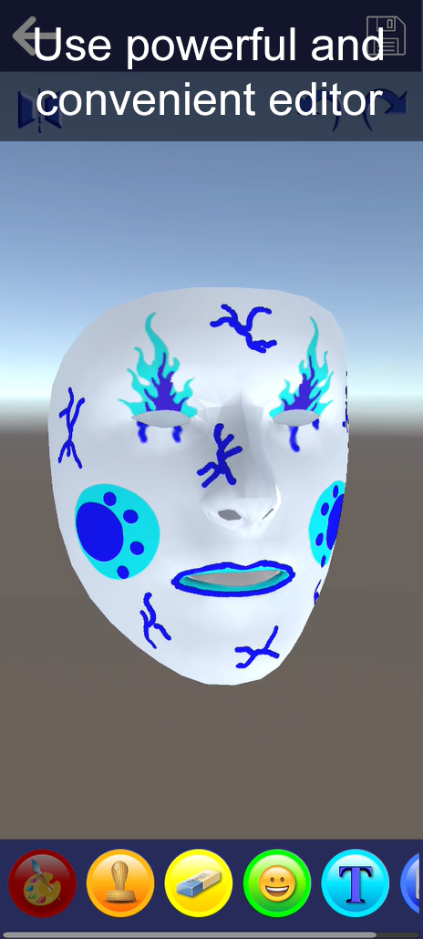 Android application iFacination: AR Masks Creator screenshot