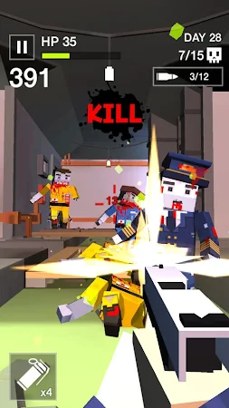 Game screenshot キューブ キラー アンデッド サバイバル ゾンビ ファイア mod apk
