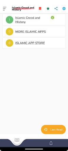 Android application Islamic Creed and History screenshort
