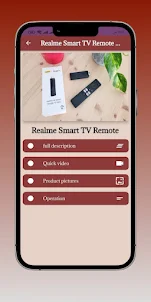 Realme Smart TV Remote hint