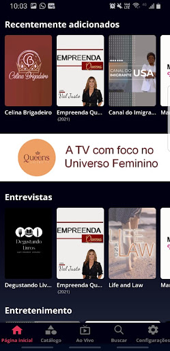 Queens United TV Screen 3