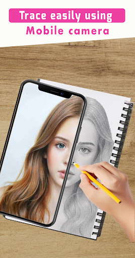 Android application A Sketch Drawing: Track &Trace screenshort