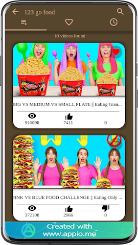 123 GO! FOOD FUNNY VIDEOS - Latest version for Android - Download APK