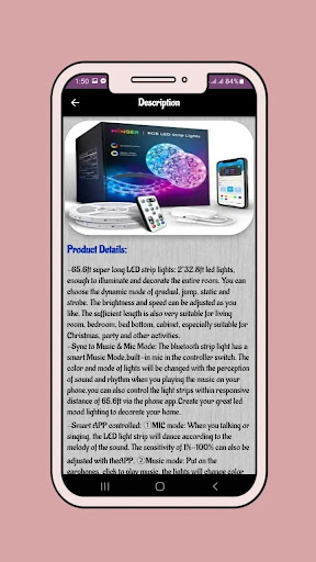 Android application Smart Led Remote Guide screenshort