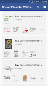 Love Quotes Stickers for WA 1.0 APK + Mod (Unlimited money) إلى عن على ذكري المظهر