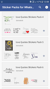 Love Quotes Stickers for WA