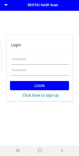 Android application BESTIU SeQR Scan screenshort