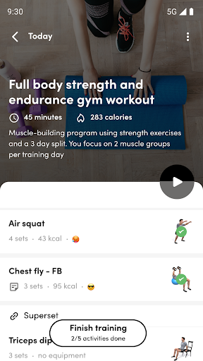 Ichor Fitness App Screen 3