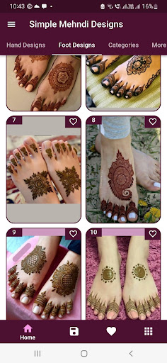 Simple Mehndi Design Screen 3