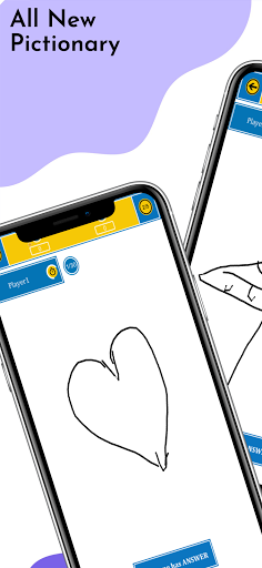 Android application Pictionary : Multiplayer Paint screenshort