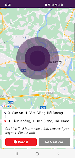 Taxi 587 Chí Linh Screen 3