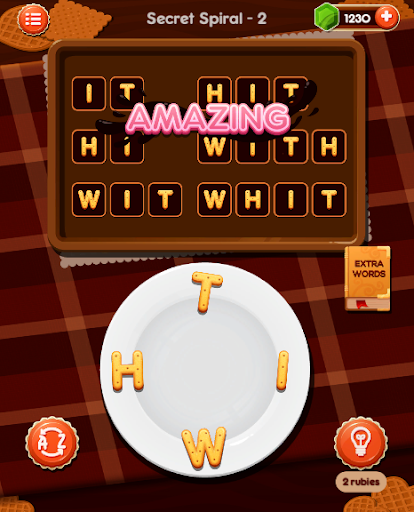 2D Word Cookies Chef 2019