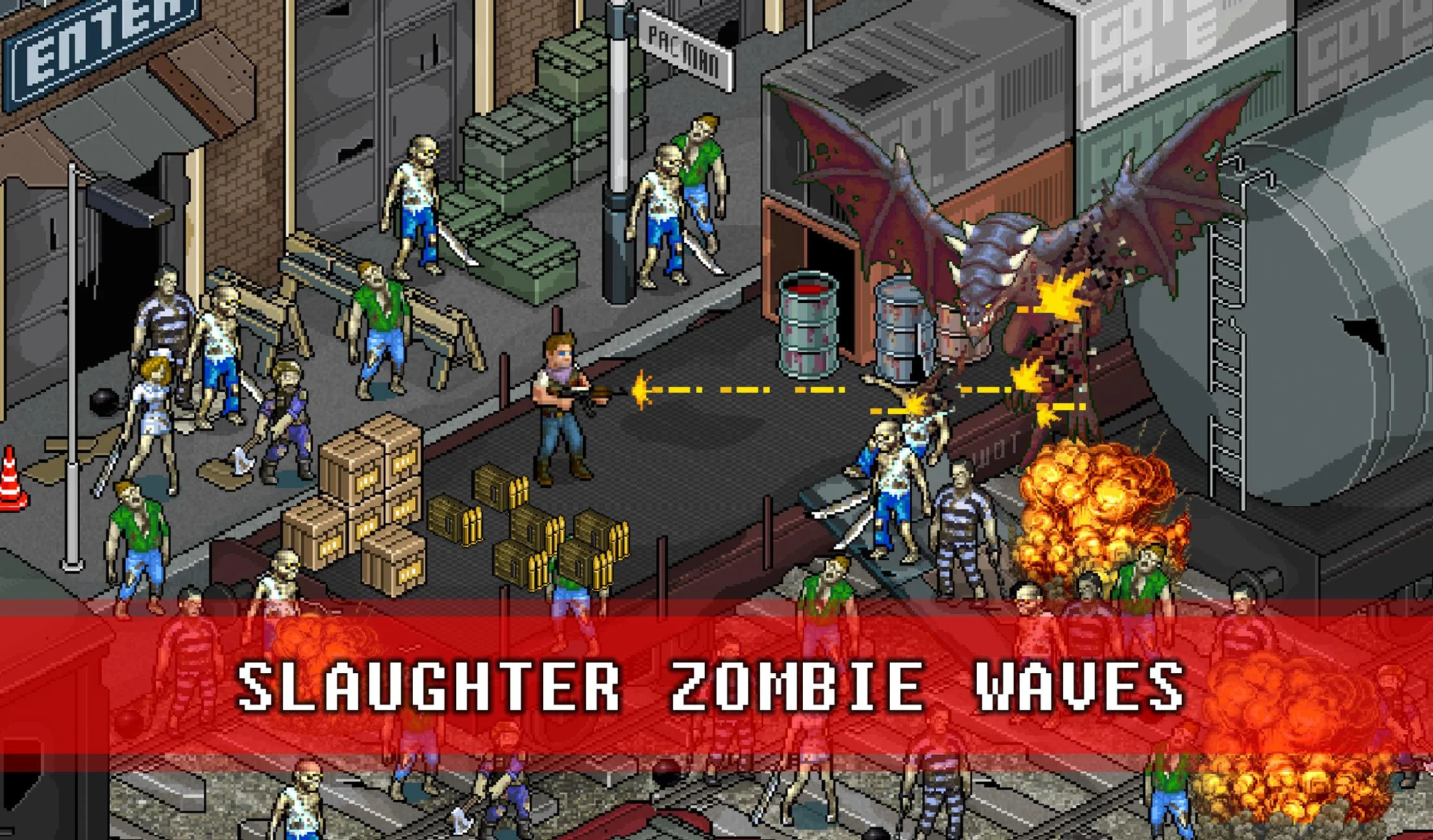 Fury Survivor Pixel Z Mod APK play with zombies