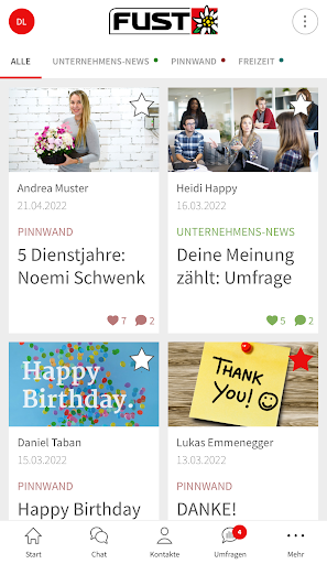 Android application Fust-App screenshort